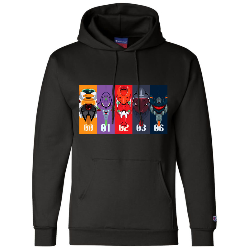 Unit Robot Evangel Neon Genesis Champion Hoodie by MikeKCortez | Artistshot