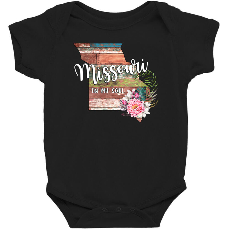 Missouri In My Soul Baby Bodysuit | Artistshot