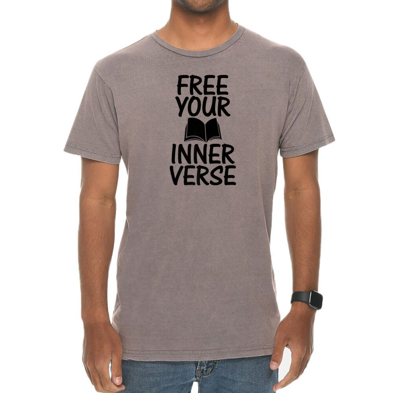 Literature Poem Lover Poetic Poetry Free Your Inner Verse Vintage T-shirt | Artistshot