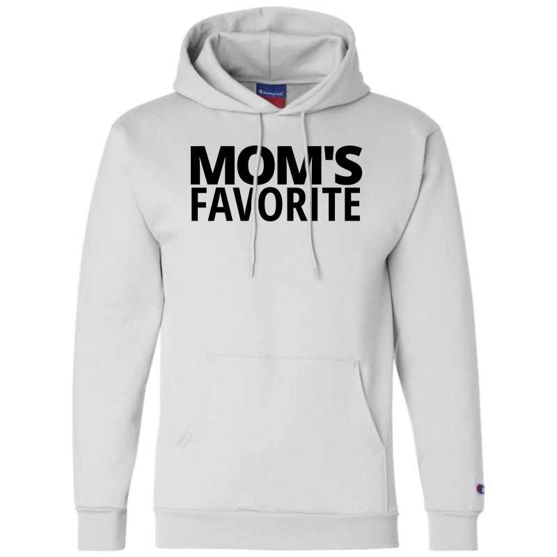 white champion hoodie with black writing