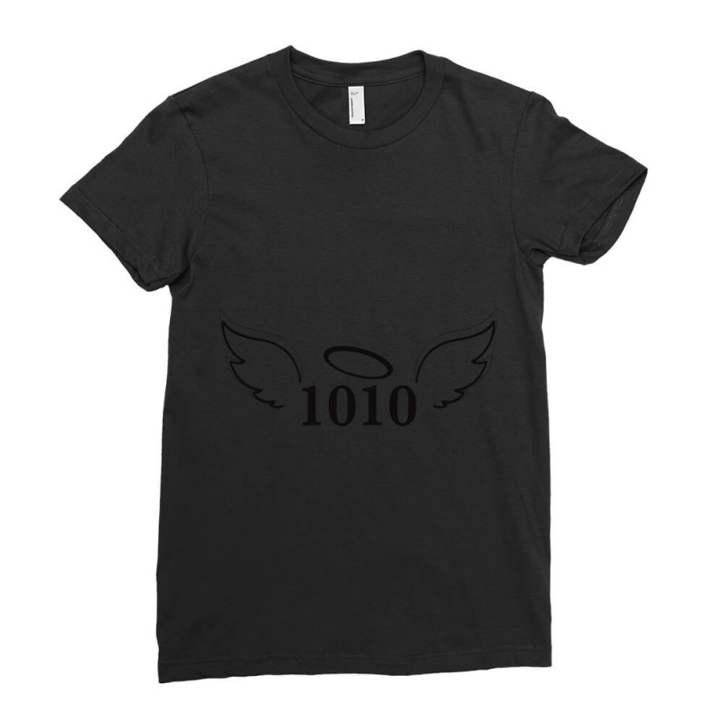 Angel Number 1010, Angel Numbers, Numerology, Spirituality, Synchronic Ladies Fitted T-Shirt by cm-arts | Artistshot