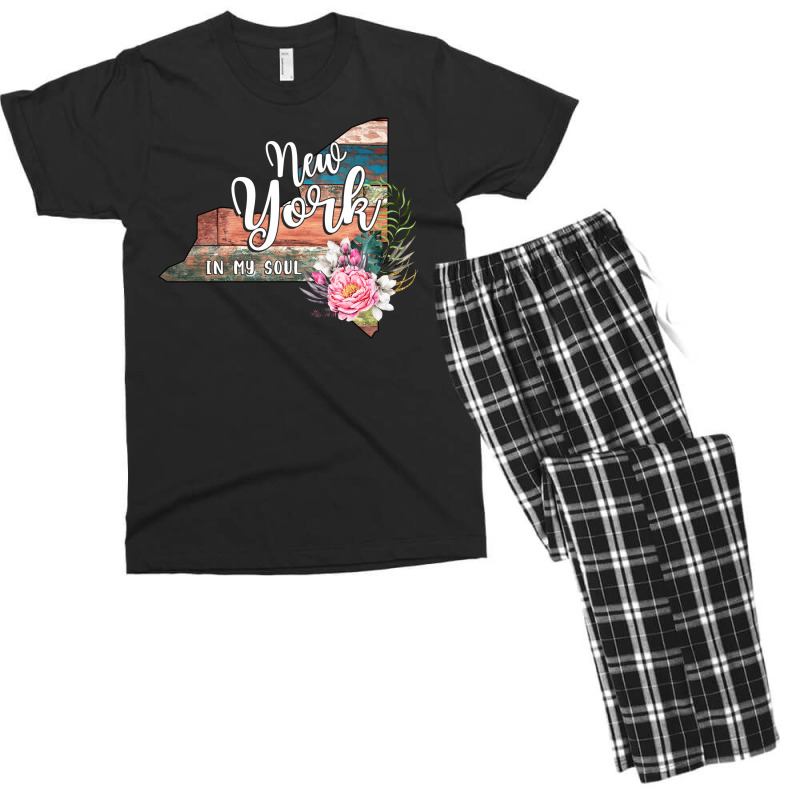 New York In My Soul Men's T-shirt Pajama Set | Artistshot