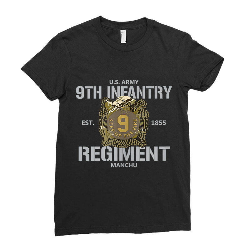 9th Infantry Regiment Tank Top Ladies Fitted T-Shirt by cm-arts | Artistshot