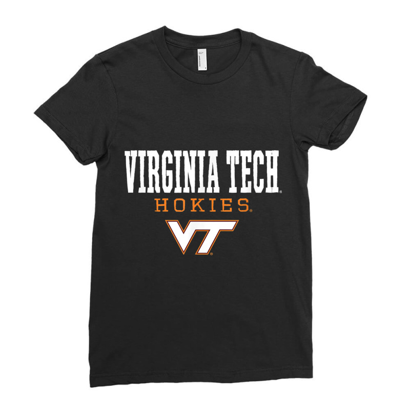 Virginia Tech Hokies Dominant Officially Licensed T Shirt Ladies Fitted T-Shirt by cm-arts | Artistshot