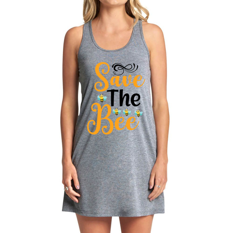 Save The Bees Tank Dress | Artistshot