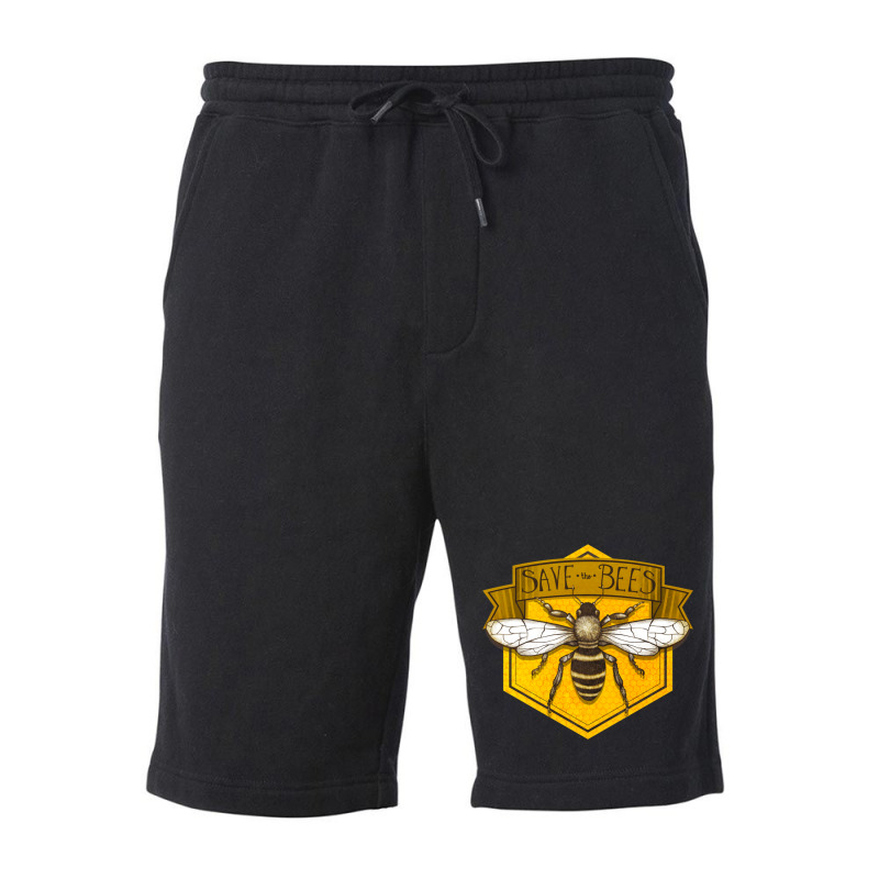 Save The Bees Fleece Short | Artistshot