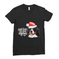 Dear Santa I Can Explain  Bernese Mt. Dog Charismas Gift 16 Ladies Fitted T-shirt | Artistshot