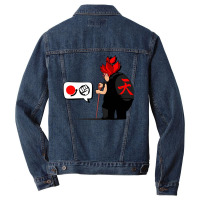 Uncle Goku Anime Japanese Populer And Tranding Men Denim Jacket | Artistshot