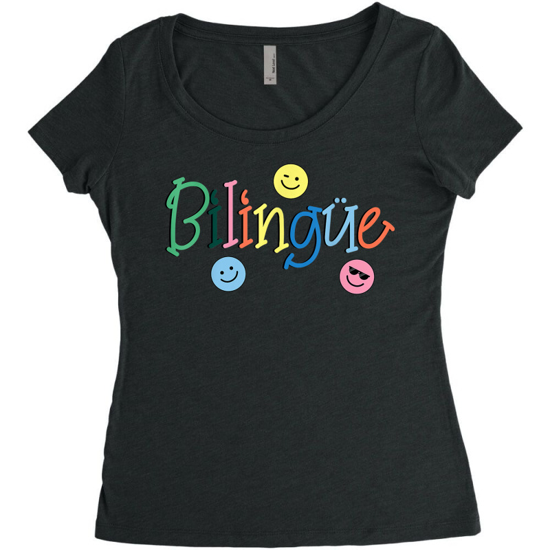 Bilingue Maestra Spanish Women's Triblend Scoop T-shirt by ardylanda | Artistshot