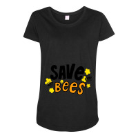 Save The Bees Hoodie, Save The Bees Maternity Scoop Neck T-shirt | Artistshot