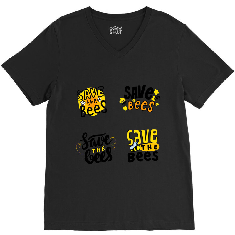 Save The Bees S Pack, Save The Bees Collection, V-neck Tee | Artistshot