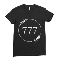 Numerology, Synchronicity, 777 Angel Number Shirt, Metaphysical, Angel Ladies Fitted T-shirt | Artistshot