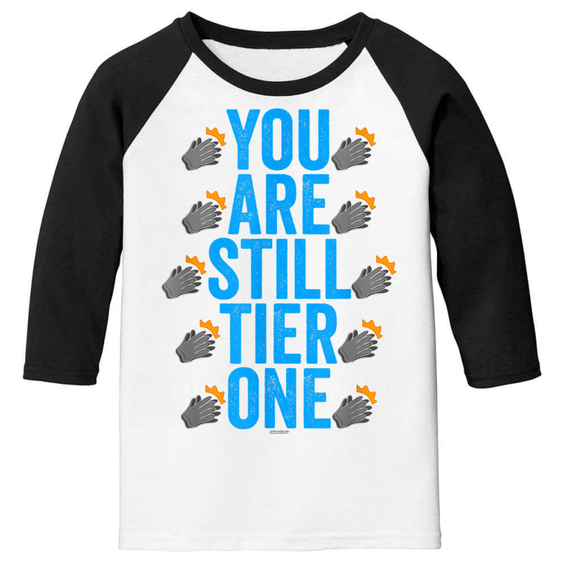 Clapping Gloves Swagazon Associate You Are Still Tier One T Shirt Youth 3/4 Sleeve | Artistshot