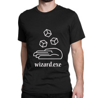 Wizard.exe   Magical Aesthetic Vaporwave Classic T-shirt | Artistshot