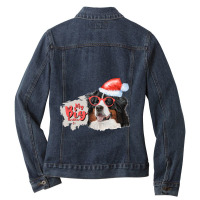 My Big Brother Is A  Bernese Mt. Dog Charismas Gift 14 Ladies Denim Jacket | Artistshot