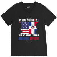 American Grown Dominican American From Dominican Republic V-neck Tee | Artistshot