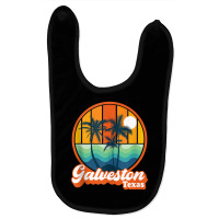 Vintage Galveston Texas Summer Travel 90s Beach Souvenirs Tank Top Baby Bibs | Artistshot