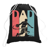 Basketball Coach Great Father Day Men Basketball Playing Daddy Papa Da Drawstring Bags | Artistshot