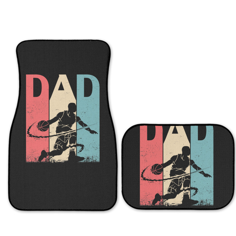 Basketball Coach Great Father Day Men Basketball Playing Daddy Papa Da Full Set Car Mats | Artistshot