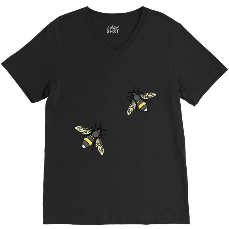 Bees V-neck Tee | Artistshot