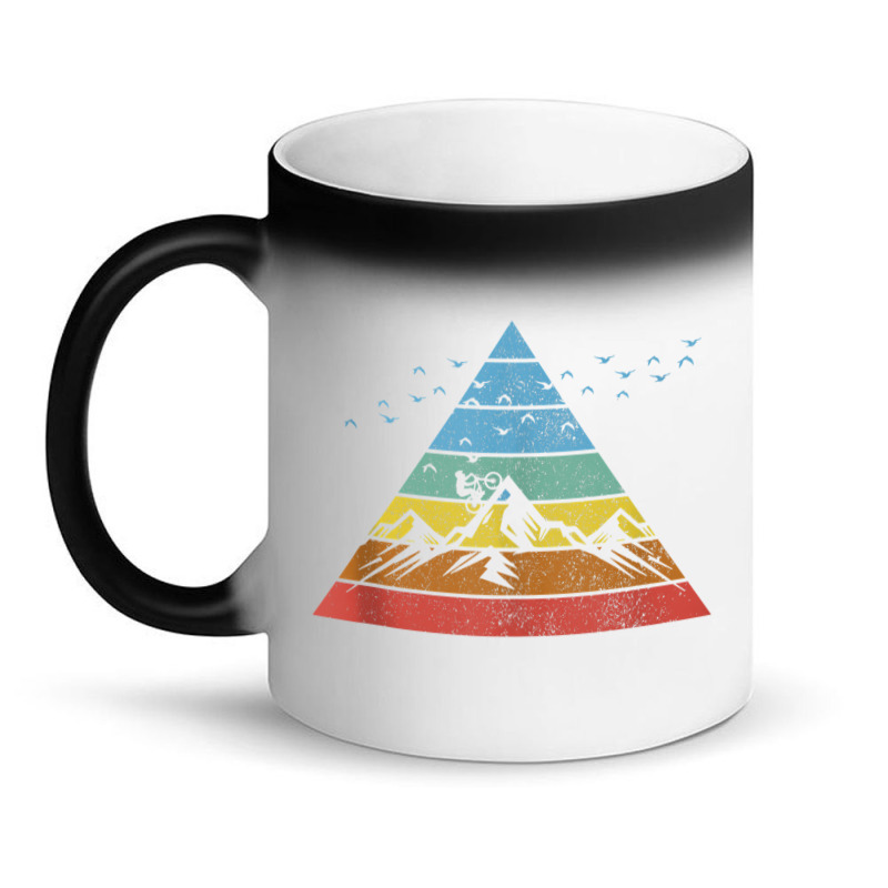 Vintage Mountain Bike Mtb Downhill Biking Cycling Biker Gift Tank Top Magic Mug | Artistshot