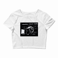 Neutral Milk Hotel Somewhere Soft And Sweet Without Maggots Cow Crop Top | Artistshot