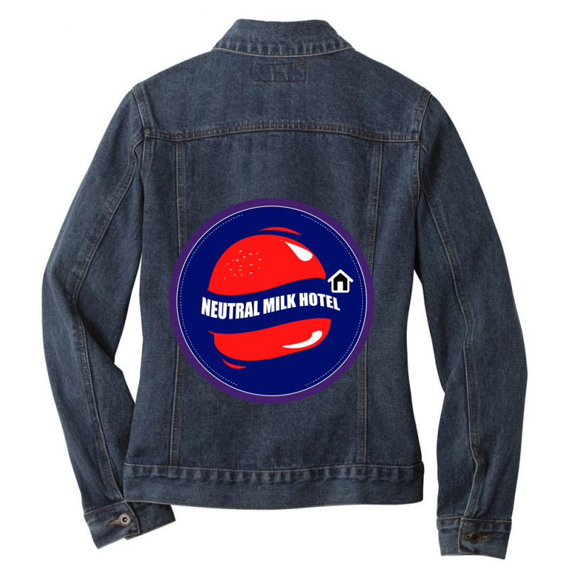 Neutral Milk Hotel.neutral Milk Hotel Jeff Man Gum Mu Man Gum Itaots.  Ladies Denim Jacket by STEVERAMER | Artistshot