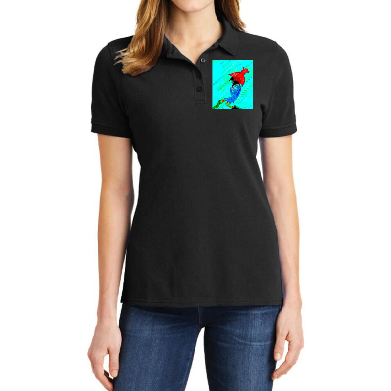 All You Need Is A Vampire Squid Bumbershoot Graphic Ladies Polo Shirt by cm-arts | Artistshot