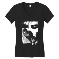 Sitting Dream (white) Women's V-neck T-shirt | Artistshot