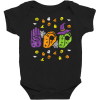 Boo Hands American Sign Language Pride Asl Funny Halloween T Shirt Baby Bodysuit | Artistshot