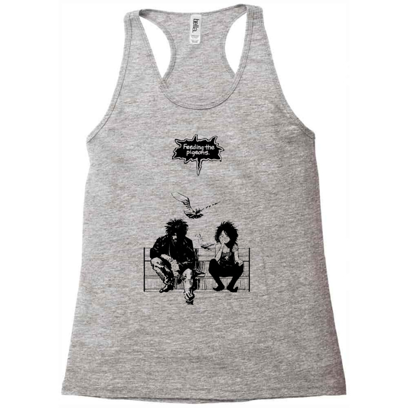 Feeding The Pigeons  (black) Racerback Tank by STEVERAMER | Artistshot