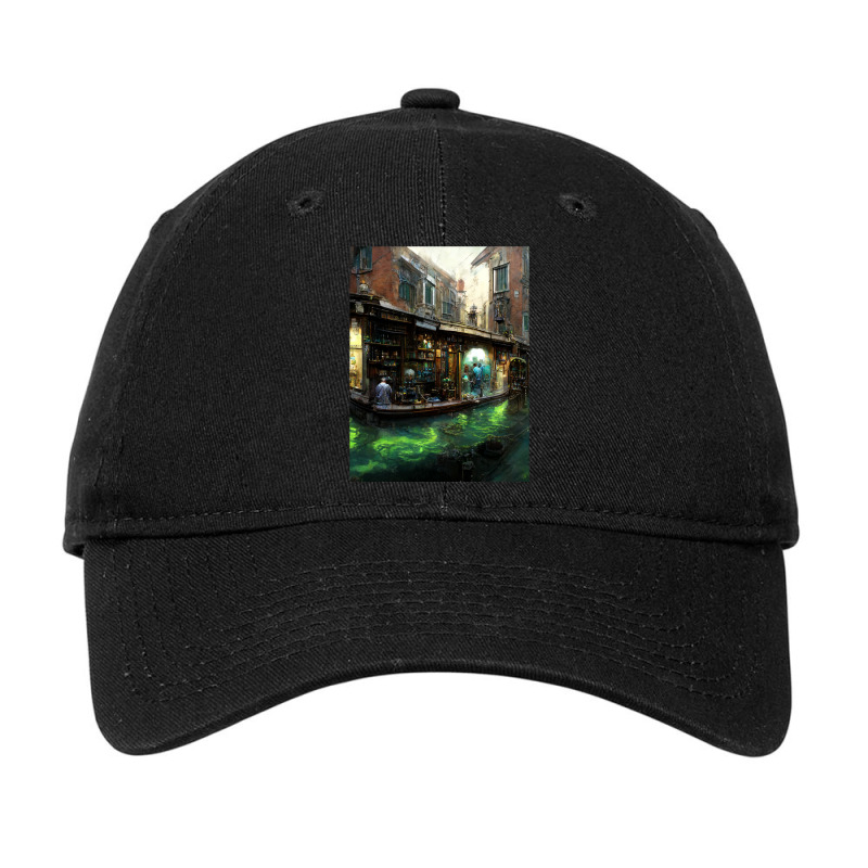 Venice Canal Midjourney  Midjourney Adjustable Cap | Artistshot