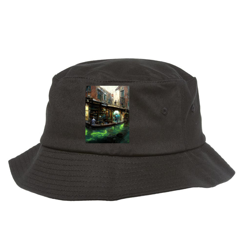 Venice Canal Midjourney  Midjourney Bucket Hat | Artistshot