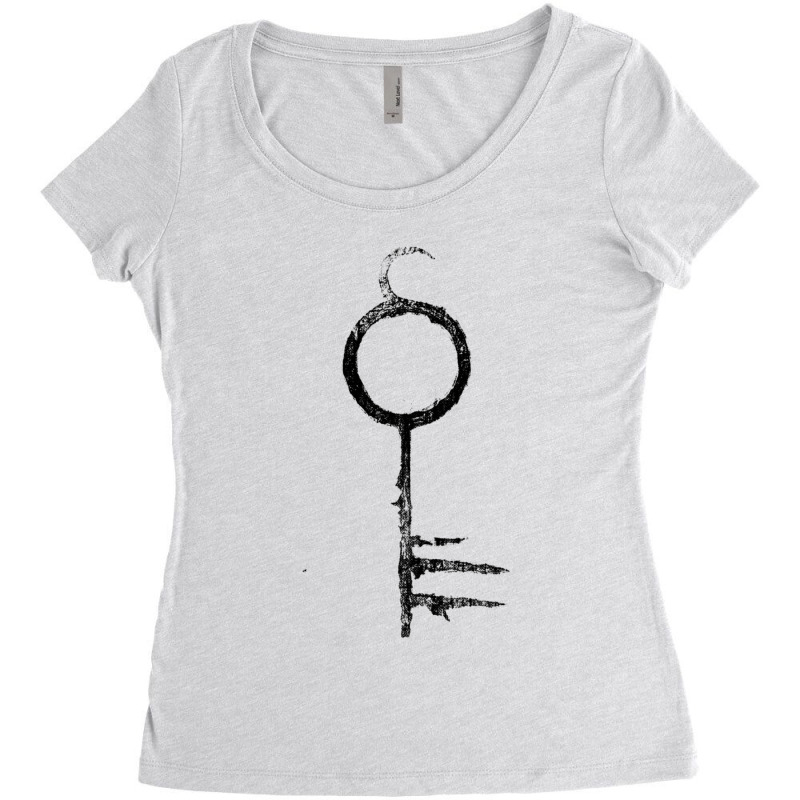 The Infernal Key (black) Women's Triblend Scoop T-shirt by STEVERAMER | Artistshot