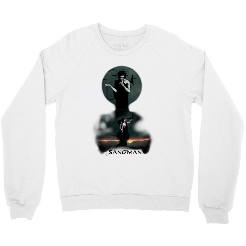 The Sandman And Death Vertigo Crewneck Sweatshirt by STEVERAMER | Artistshot