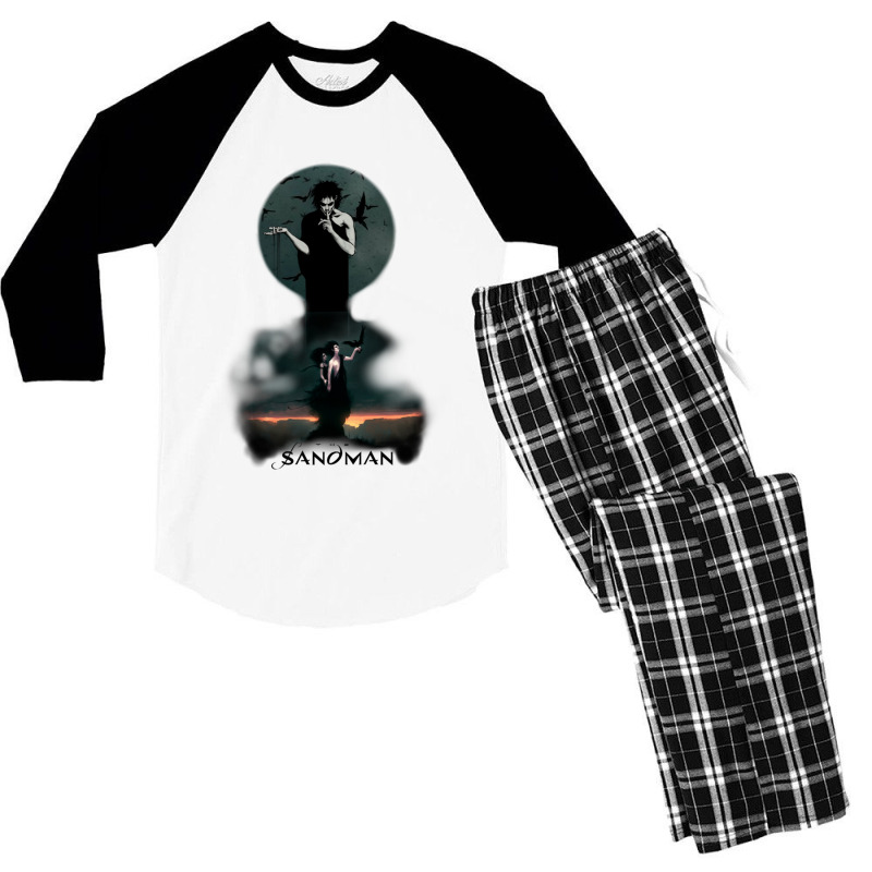 The Sandman And Death Vertigo Men's 3/4 Sleeve Pajama Set by STEVERAMER | Artistshot