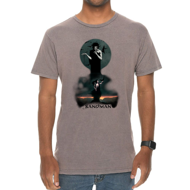 The Sandman And Death Vertigo Vintage T-Shirt by STEVERAMER | Artistshot