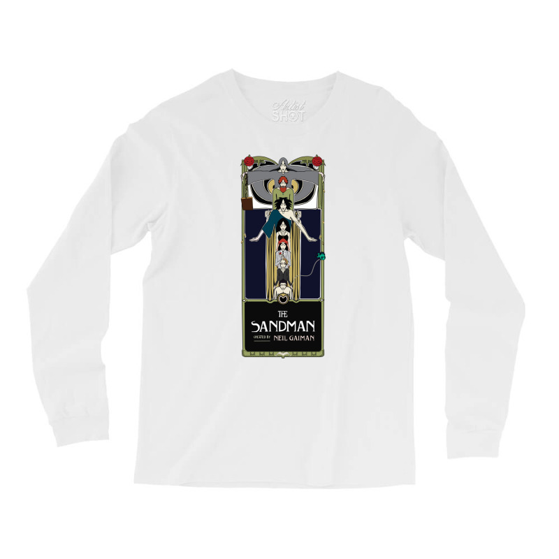 The Sandman Homage, Art Nouveau Glasgow School Style Long Sleeve Shirts by STEVERAMER | Artistshot