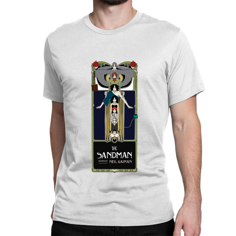 The Sandman Homage, Art Nouveau Glasgow School Style Classic T-shirt by STEVERAMER | Artistshot