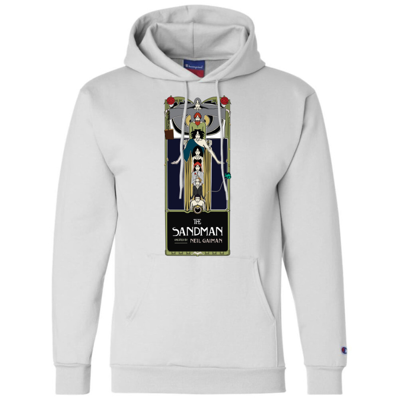 The Sandman Homage, Art Nouveau Glasgow School Style Champion Hoodie by STEVERAMER | Artistshot