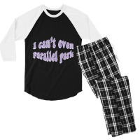 I Cant Even Parallel Park Fro Brutal By Olivia Rodrigo Sour Men's 3/4 Sleeve Pajama Set | Artistshot