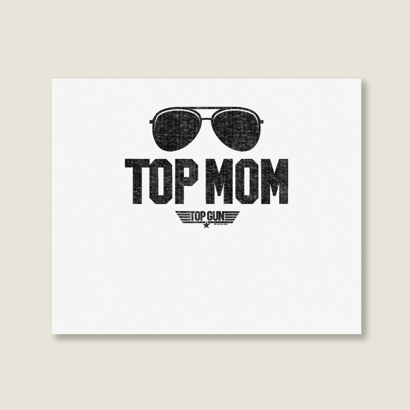 Top Gun   Top Mom T Shirt Landscape Canvas Print | Artistshot