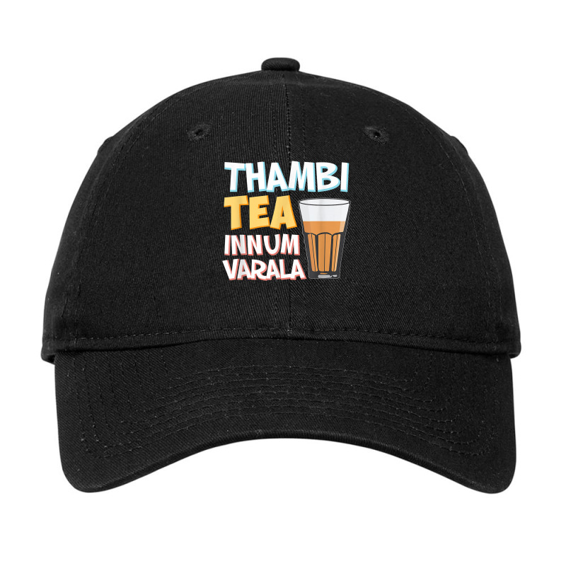 Tambi Tea Innum Varala Tamil Comedy Quote Chennai T Shirt Adjustable Cap by cm-arts | Artistshot