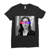 Party Hard Finnish Prime Minister Sanna Marin Ladies Fitted T-shirt | Artistshot