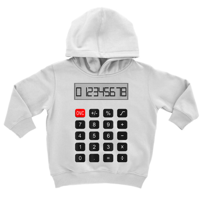 Calculator Halloween Costume Pretend I'm A Calculator T Shirt Toddler Hoodie by darelychilcoat1989 | Artistshot