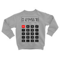 Calculator Halloween Costume Pretend I'm A Calculator T Shirt Toddler Sweatshirt | Artistshot