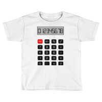 Calculator Halloween Costume Pretend I'm A Calculator T Shirt Toddler T-shirt | Artistshot