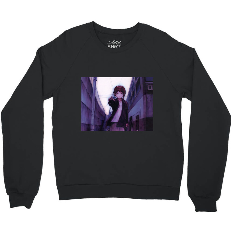 Serial Experiments Lain Crewneck Sweatshirt by ALEXANDERVELAZQUEZ | Artistshot