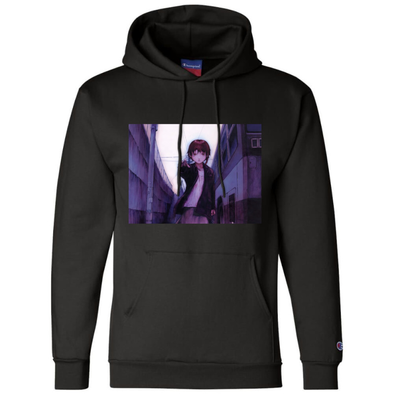 Serial Experiments Lain Champion Hoodie by ALEXANDERVELAZQUEZ | Artistshot