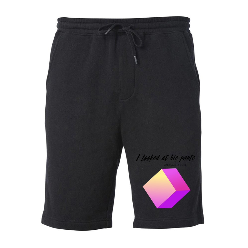 His Pants Had A Cube - Weird Funny Bad Translation Fleece Short by STEVERAMER | Artistshot